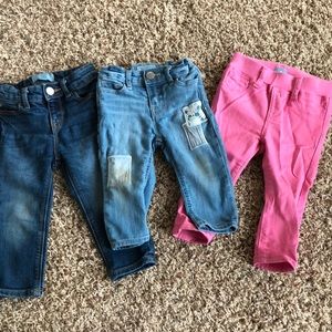 Lot of 3 pairs of baby gap pants 👖